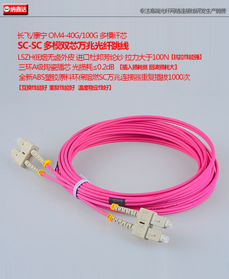 廠(chǎng)家直銷(xiāo)LC-FC多模OM4雙芯萬(wàn)兆光纖跳線(xiàn) 3米電信級(jí)光纖跳線(xiàn)選購(gòu)指南